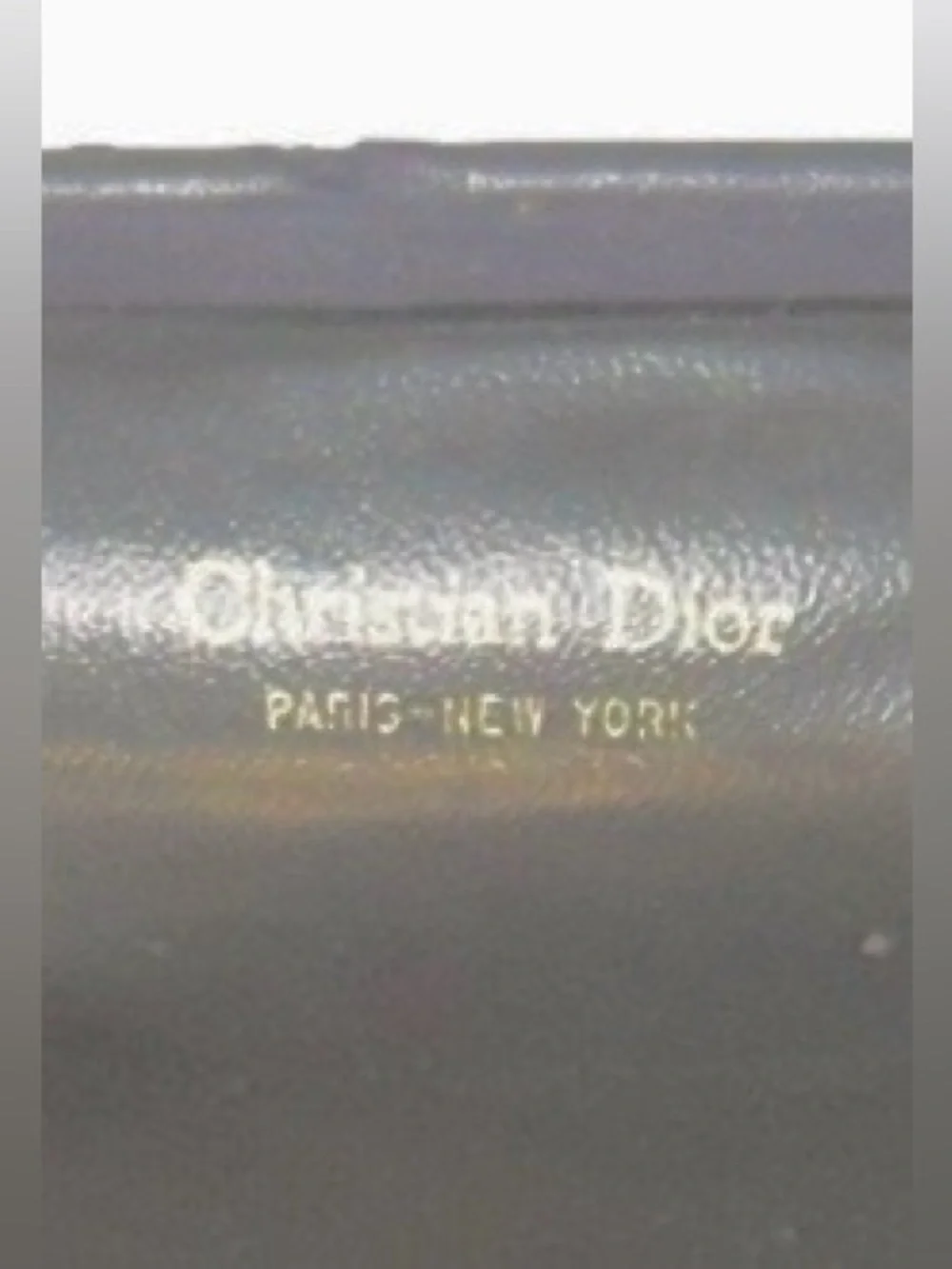 Vintage Dior Navy Trotter Kisslock Wallet Pouch